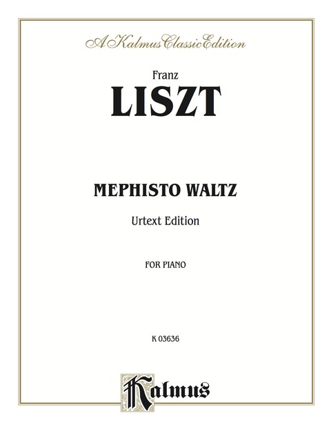 Cover image for book Mephisto Valse (Original): For Advanced Piano Solo