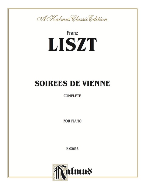 Cover image for book Soirees de Vienne (Complete): For Advanced Piano Solo