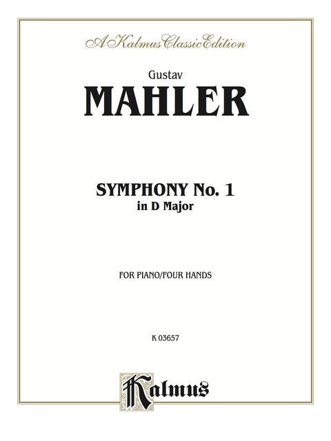 Cover image for book Symphony No. 1 in D Major: For Advanced Piano Duo/Duet (1 Piano, 4 Hands)