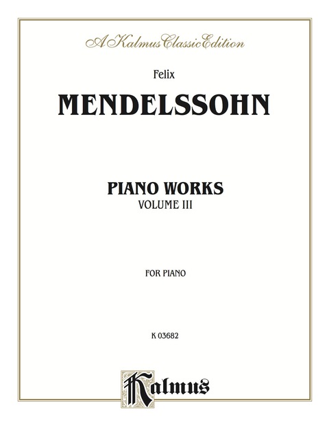 Cover image for book Complete Works, Volume III: For Piano