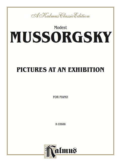 Cover image for book Pictures at an Exhibition: Advanced Piano Solo