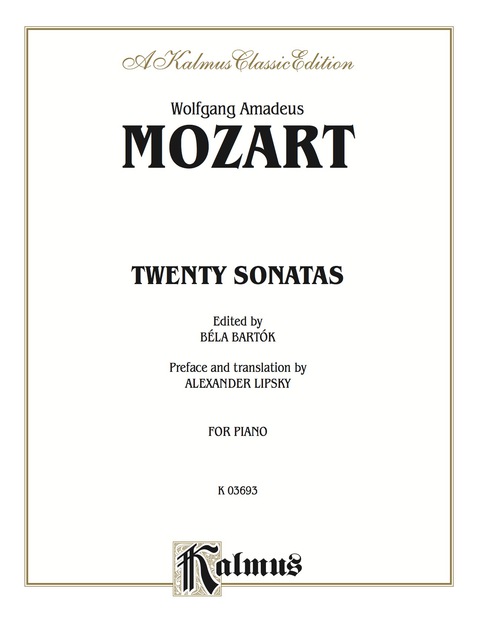 Cover image for book Twenty Sonatas: For Advanced Piano