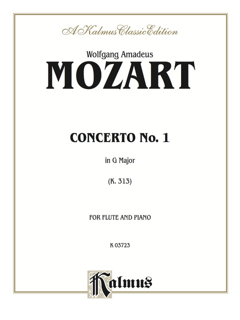 Cover image for book Flute Concerto No. 1 in G Major, K. 313: Flute Solo with Piano