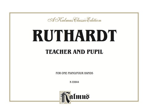 Cover image for book Teacher and Pupil: For Intermediate Piano Duo/Duet (1 Piano, 4 Hands)