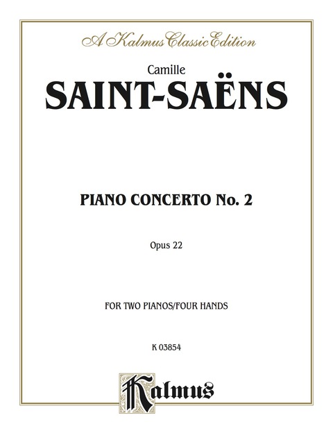Cover image for book Piano Concerto No. 2 in G Minor, Op. 22: Piano Duo (2 Pianos, 4 Hands)