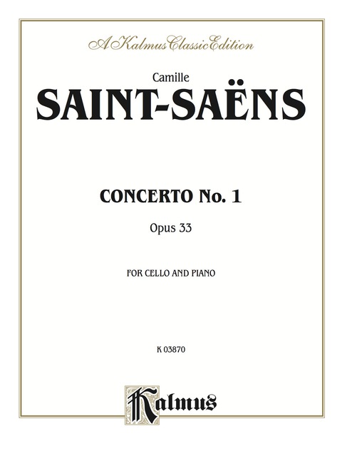 Cover image for book Cello Concerto No. 1, Opus 33: For Cello and Piano