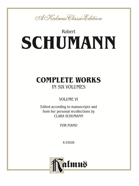Cover image for book Complete Works, Volume VI: For Piano