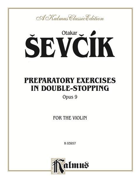 Cover image for book Prepertory Exercises in Double Stopping, Opus 9: For Violin