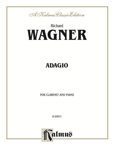 Cover image for book Adagio: For B-flat Clarinet Solo
