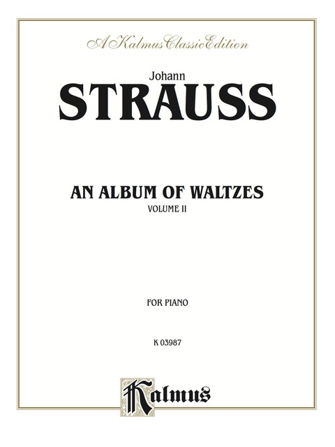 Cover image for book Waltzes, Volume II: For Intermediate to Advanced Piano