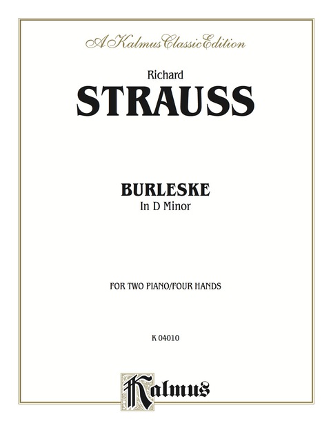 Cover image for book Burleske in D Minor: Piano Duo/Duet (2 Pianos, 4 Hands)