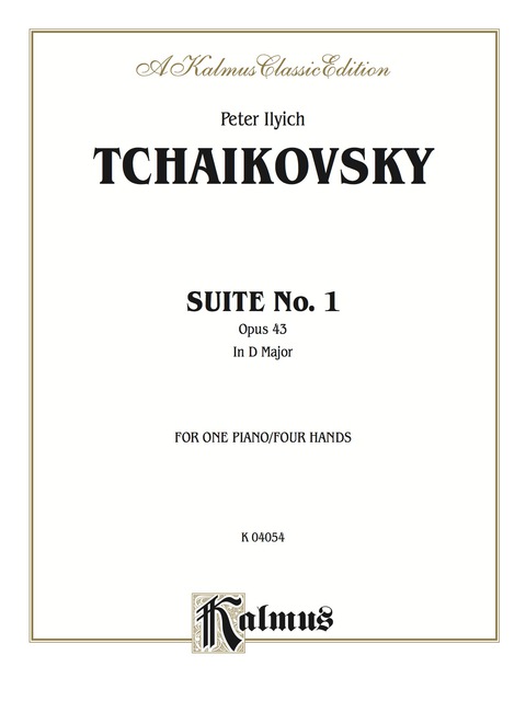 Cover image for book Suite No. 1 in D Major, Opus 43: Piano Duo/Duet (1 Piano, 4 Hands)