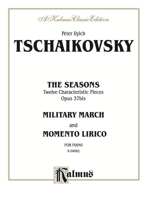 Cover image for book The Seasons, Opus 37: For Piano