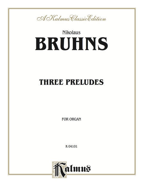 Cover image for book Three Preludes and Fugues: For Organ