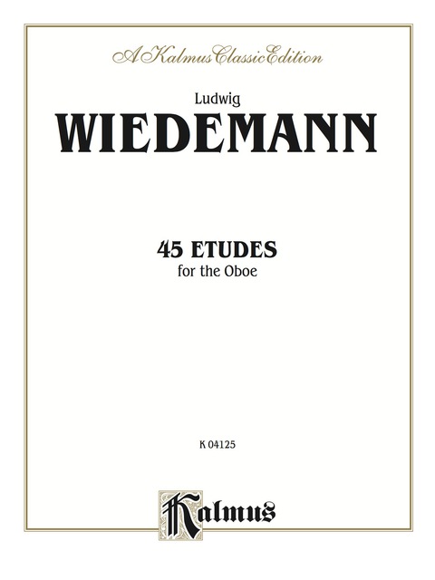 Cover image for book Forty-five Etudes: For Oboe