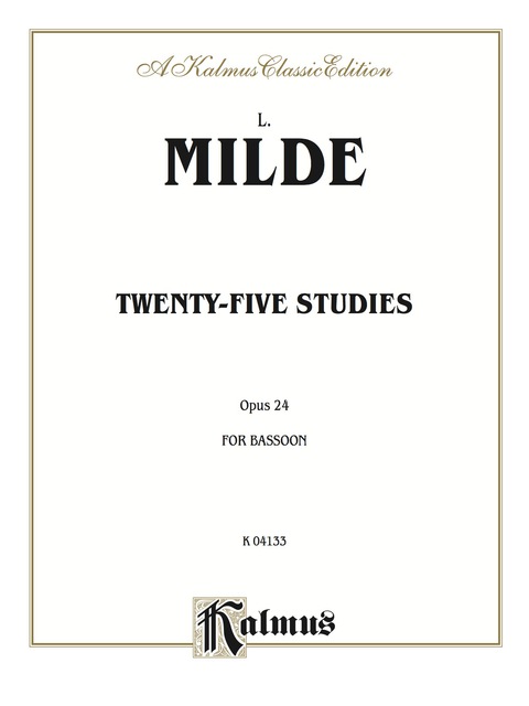 Cover image for book Twenty-five Studies: For Bassoon