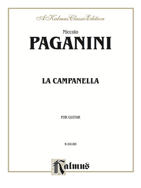 Cover image for book La Campanella: Classical Guitar Solo