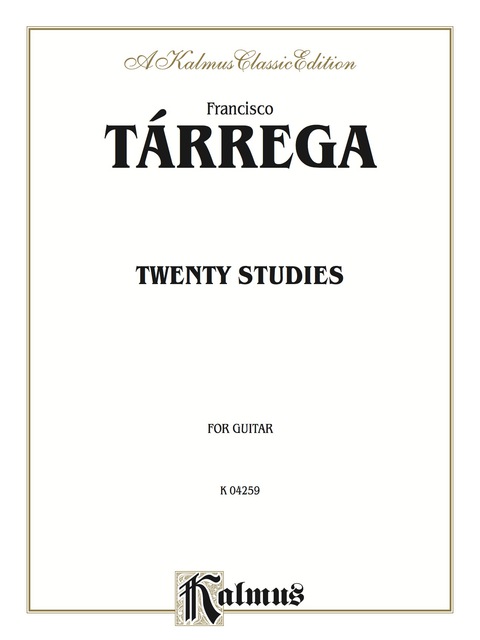 Cover image for book Twenty Studies for Guitar