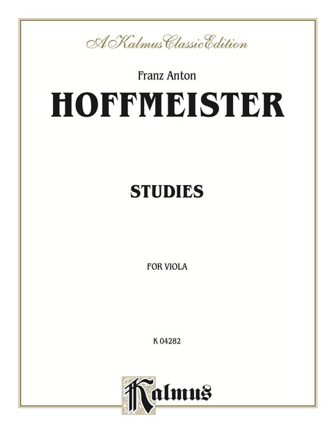 Cover image for book Studies: For Viola