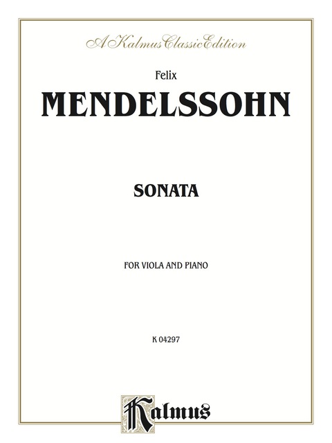 Cover image for book Sonata: For Viola and Piano