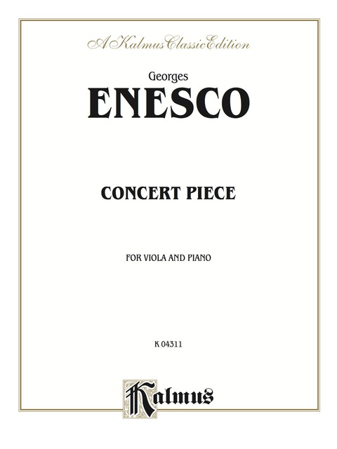Cover image for book Concert Piece: For Viola and Piano