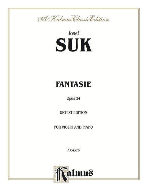 Cover image for book Fantasie, Opus 24 (Urtext Edition): For Violin and Piano