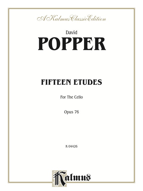 Cover image for book Fifteen Etudes for Cello, Op. 76: Cello Etudes with Second Cello Accompaniment