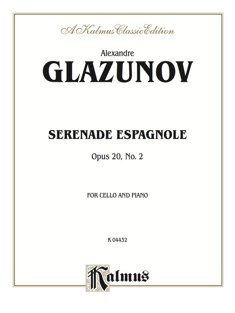 Cover image for book Serenade Espagnole: For Cello and Piano