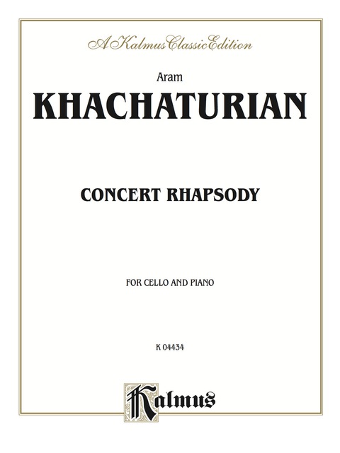 Cover image for book Concert Rhapsody: For Cello and Piano