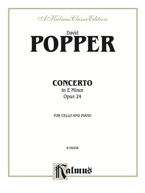 Cover image for book Cello Concerto in E Minor, Opus 24: For Cello and Piano