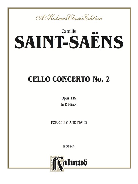 Cover image for book Cello Concerto No. 2, Opus 119: For Cello and Piano