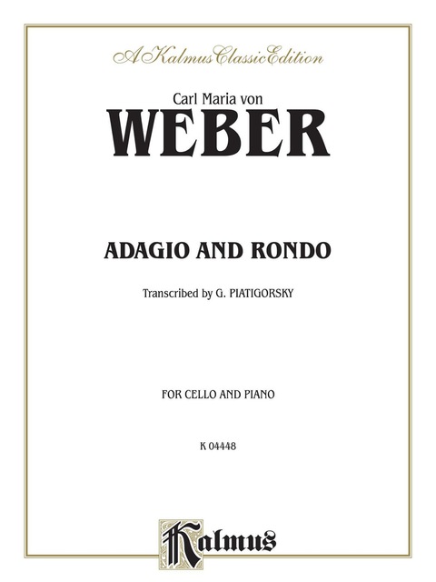 Cover image for book Adagio and Rondo : For Cello and Piano