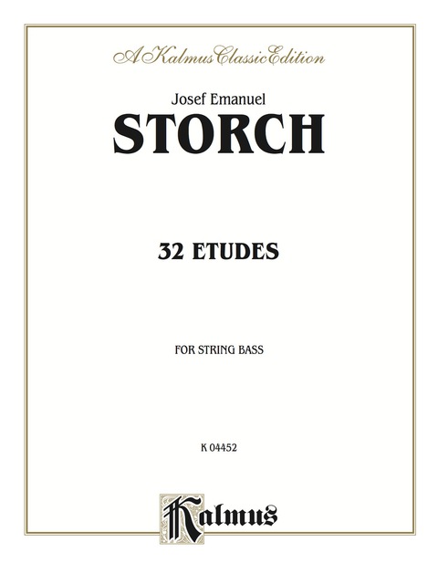 Cover image for book Thirty-two Etudes: For String Bass