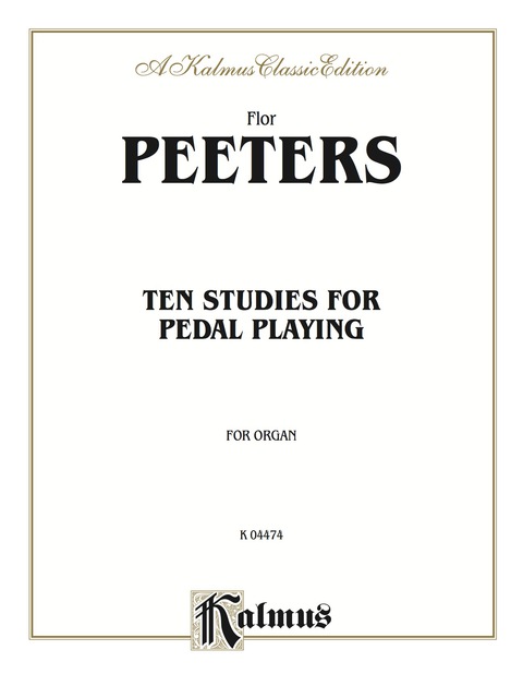 Cover image for book Ten Studies for Pedal Playing: For Organ