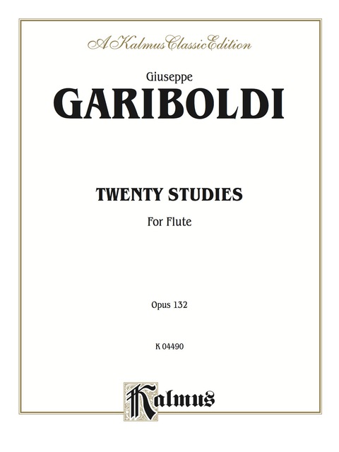 Cover image for book Twenty Studies, Opus 132: For Flute