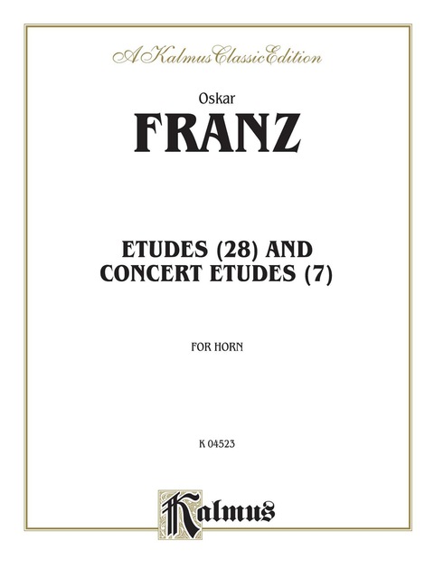 Cover image for book Etudes and Concert Etudes: For French Horn