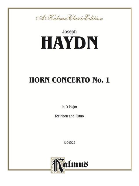 Cover image for book Horn Concerto No. 1 in D Major: For Horn and Piano