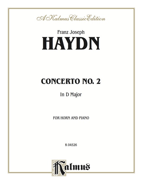 Cover image for book Horn Concerto No. 2 in D Major: For Horn and Piano