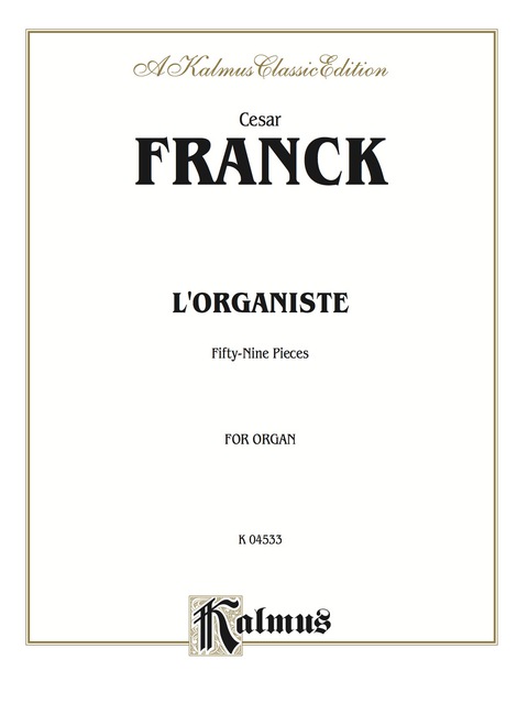 Cover image for book L'Organiste: 59 Organ Pieces