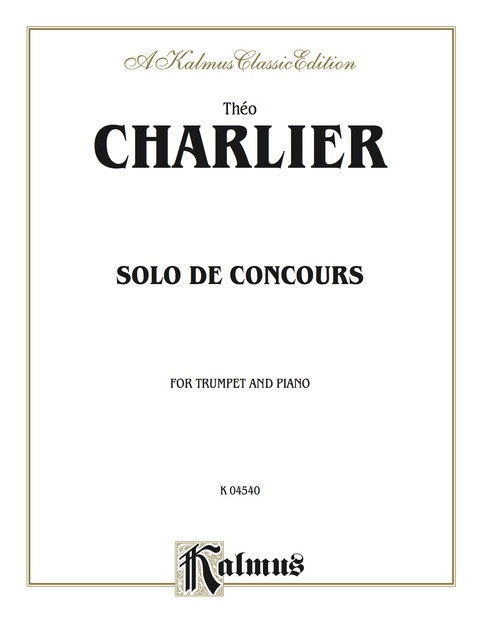 Cover image for book Solo de Concours: For Trumpet and Piano