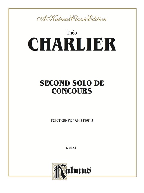 Cover image for book Second Solo de Concours: For Trumpet and Piano