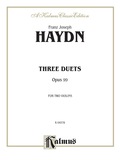 Three Duets, Opus 98: For Two Violins - Franz Joseph Haydn