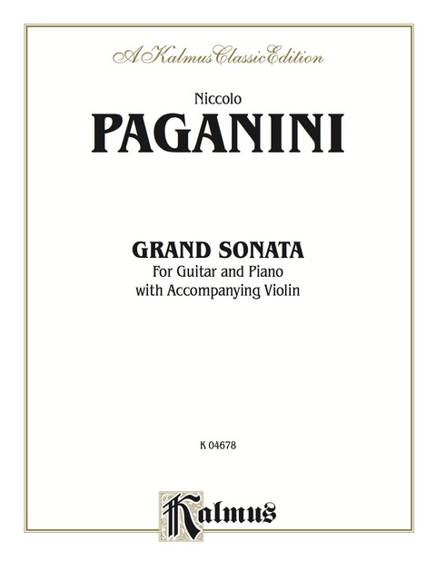 Cover image for book Grand Sonata: For Guitar and Piano with Accompanying Violin