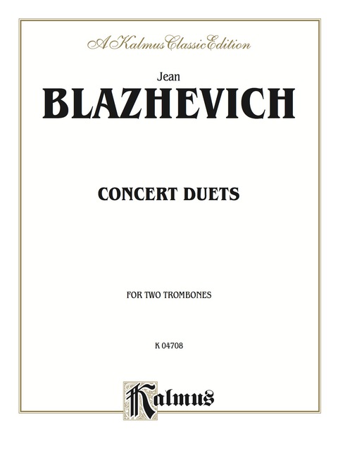 Cover image for book Concert Duets: For Two Trombones
