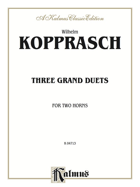 Cover image for book Three Grand Duets: For Two French Horns