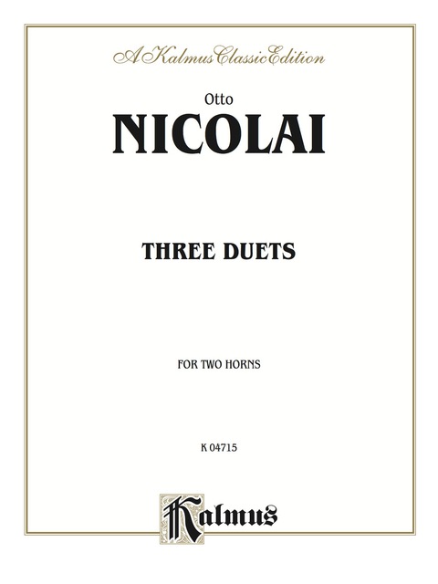 Cover image for book Three Duets: For Two French Horns