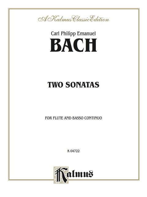 Cover image for book Two Sonatas (A Minor and D Major): For Flute and Basso Continuo