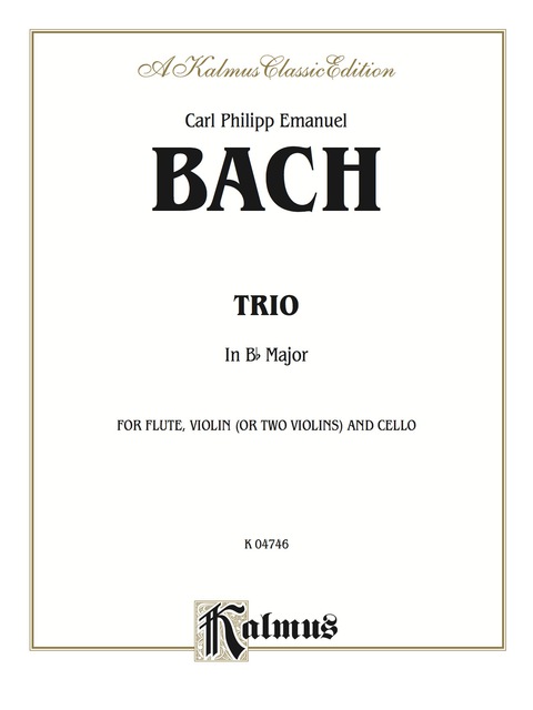 Cover image for book Trio in B-flat for Two Violins: For Two Violins and Cello