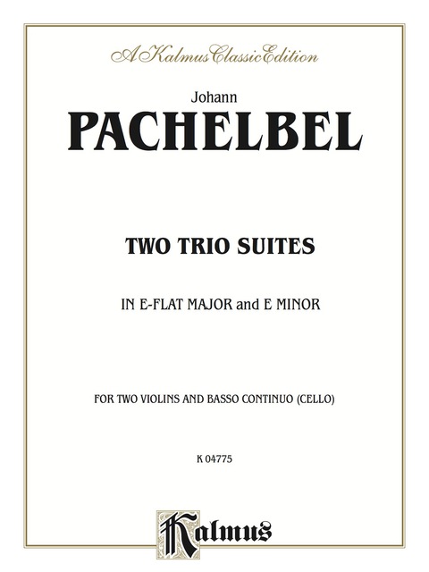 Cover image for book Two Trio Suites (E-flat Major, E Minor): For Two Violins and Cello