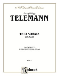 Cover image: Trio Sonata in C Major: For Two Flutes and Basso Continuo (Cello) 1st edition 9780757981708